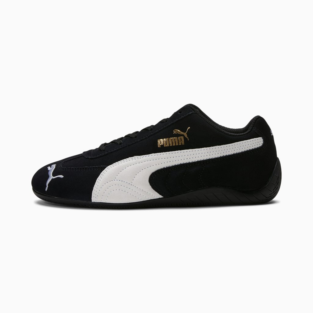 Puma Speedcat LS Racing Sko Dame Svarte Hvite | 125VUSZAE