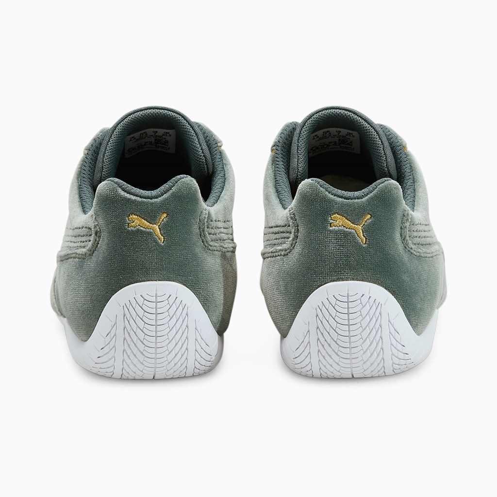 Puma Speedcat Velvet Joggesko Dame Grønn Gull | TE4987250