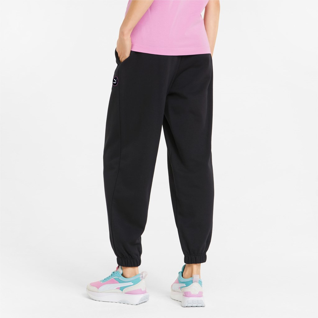 Puma Sportswear by PUMA Sweatpants Dame Svarte | AE3902648