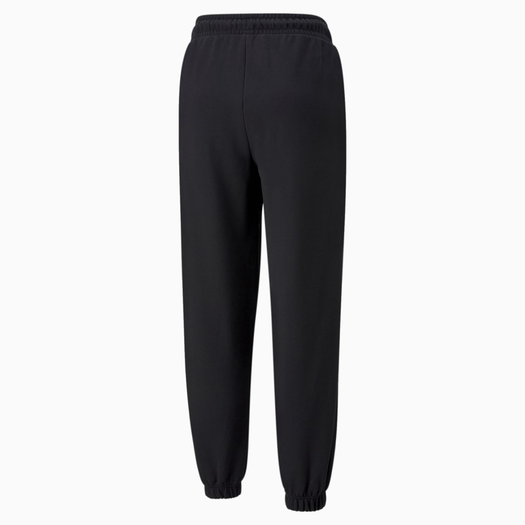 Puma Sportswear by PUMA Sweatpants Dame Svarte | AE3902648