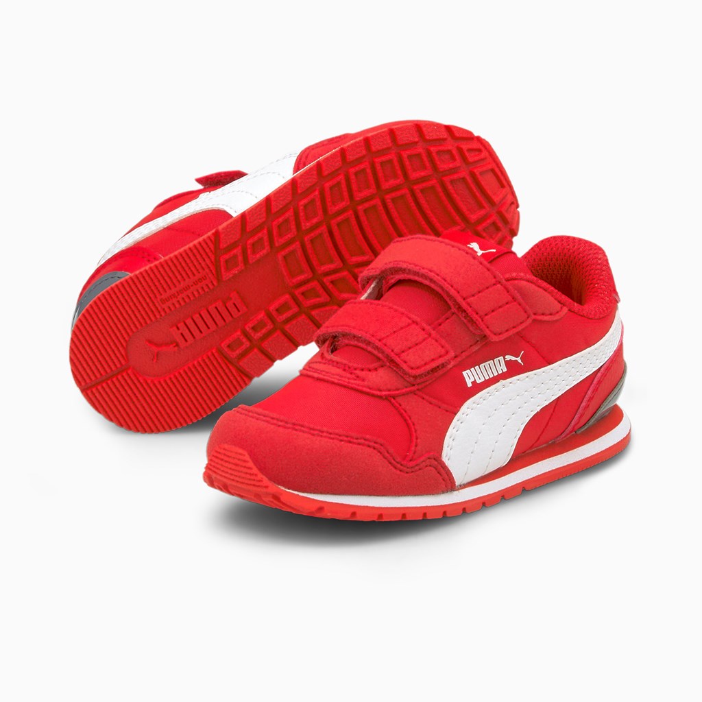 Puma St Runner V2 V Toddler Joggesko Jente Rød Hvite | WL9237841