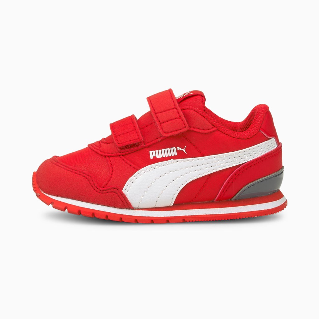 Puma St Runner V2 V Toddler Joggesko Jente Rød Hvite | WL9237841