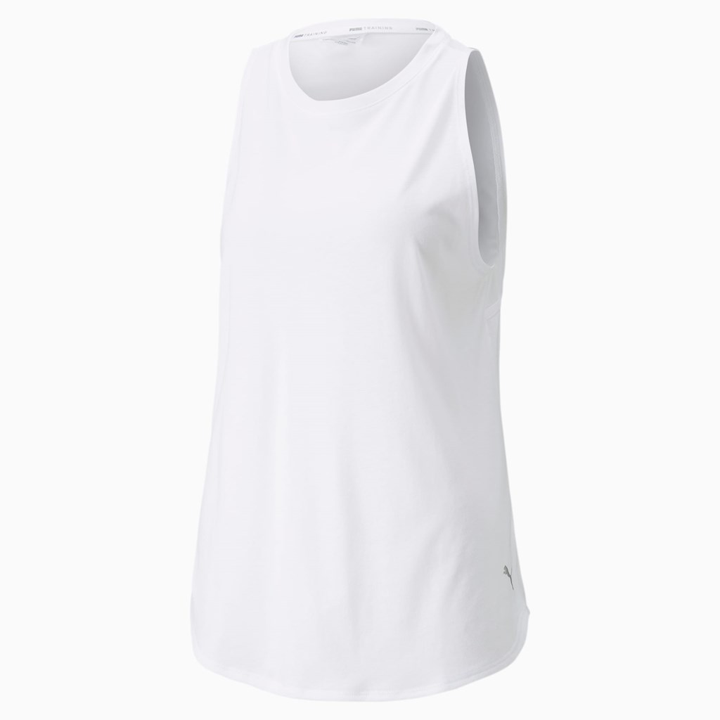 Puma Stardust Crystalline Trenings Tank Tops Dame Hvite | WU5098136