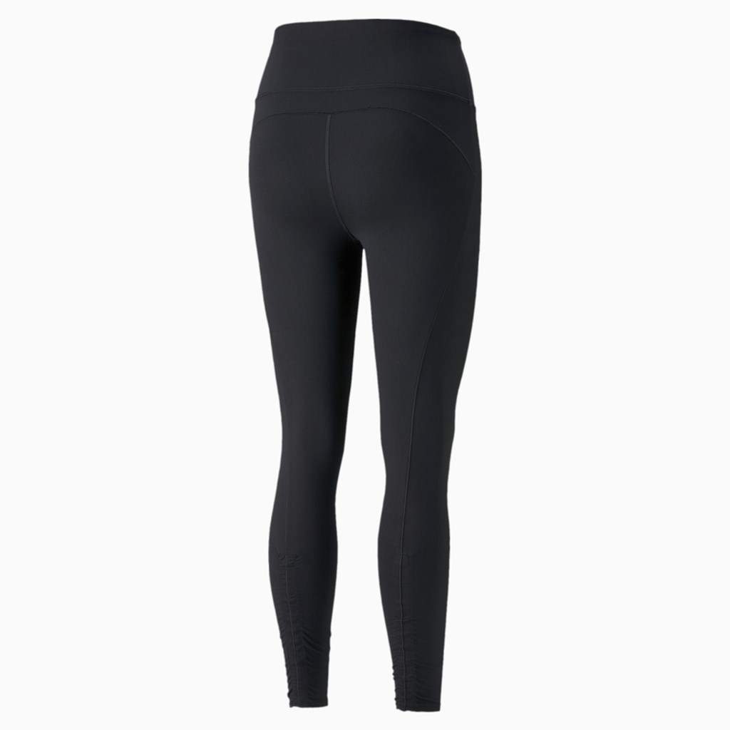 Puma Studio Foundation 7/8 Trenings Leggings Dame Svarte | 807AMSLRU