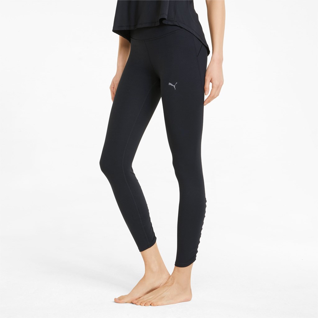 Puma Studio Foundation 7/8 Trenings Leggings Dame Svarte | 807AMSLRU