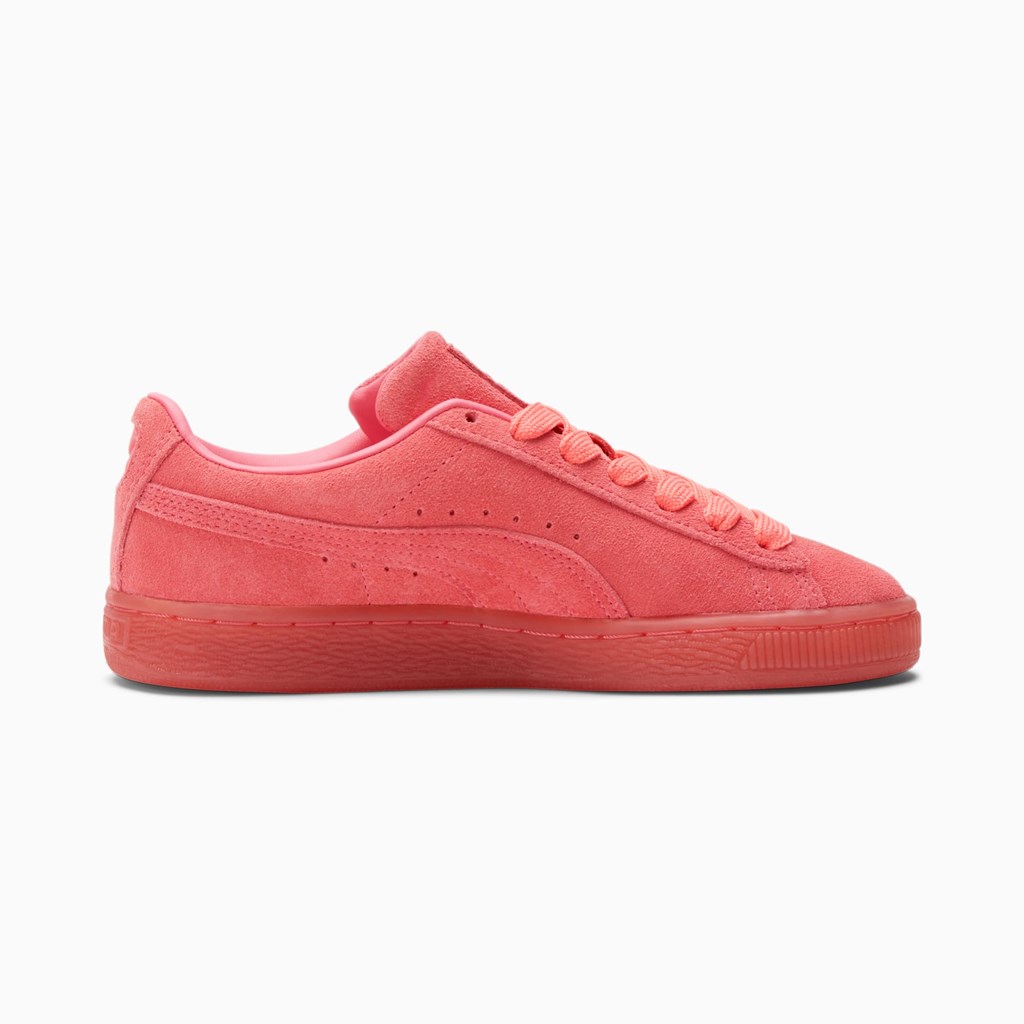 Puma Suede Classic Mono Iced JR Joggesko Gutt Korall | LC4932650