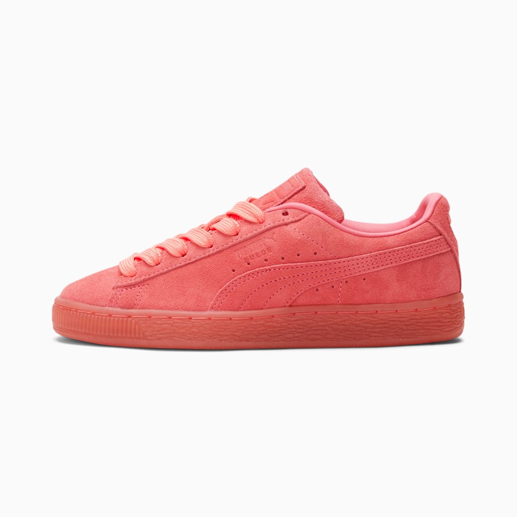 Puma Suede Classic Mono Iced JR Joggesko Jente Korall | RZ8271946