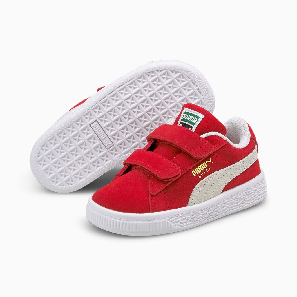 Puma Suede Classic XXI AC Toddler Joggesko Jente Rød Hvite | BV2890654