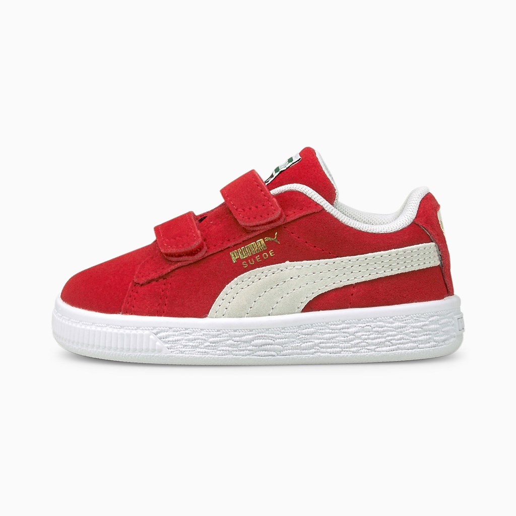 Puma Suede Classic XXI AC Toddler Joggesko Jente Rød Hvite | BV2890654