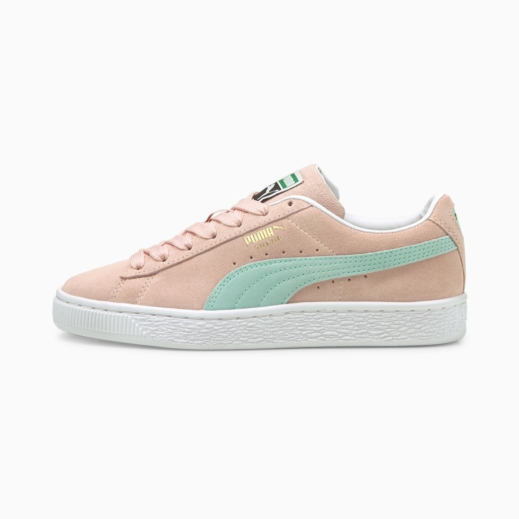 Puma Suede Classic XXI JR Joggesko Gutt Blå | CY0632497