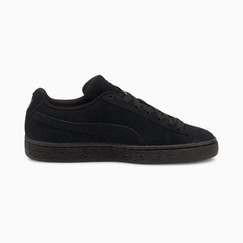 Puma Suede Classic XXI JR Joggesko Gutt Svarte Svarte | UE9324105