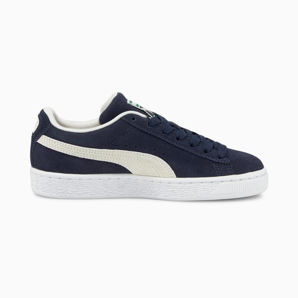 Puma Suede Classic XXI JR Joggesko Gutt Hvite | ZV4837692