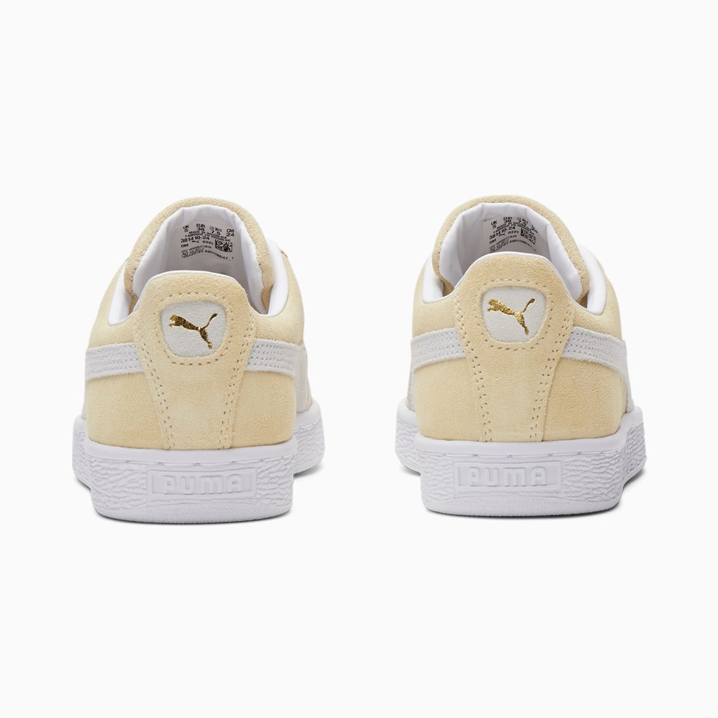 Puma Suede Classic XXI Joggesko Dame Gul Hvite | SE8236045