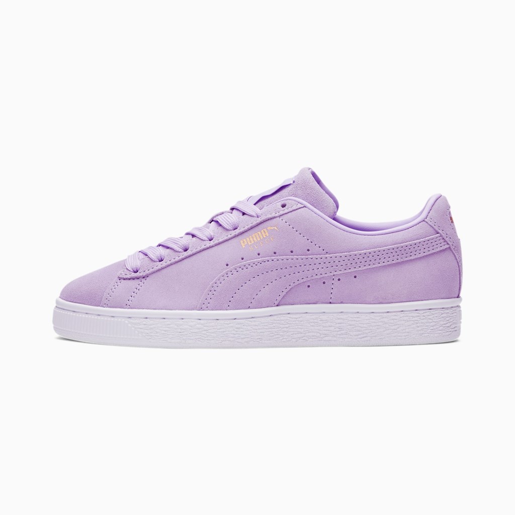 Puma Suede Classic XXI Joggesko Dame Lyse Lavendel Gull | TX7250841