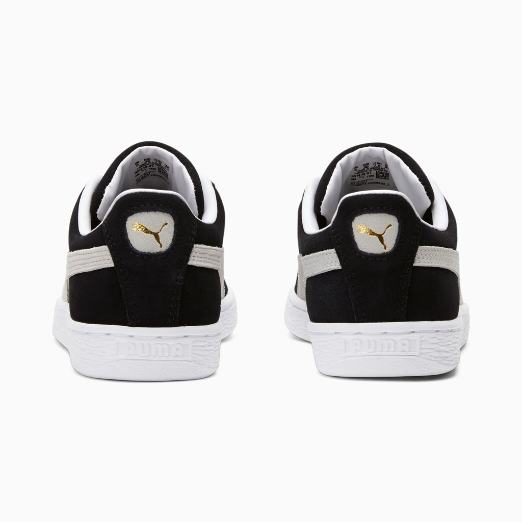 Puma Suede Classic XXI Joggesko Dame Svarte Hvite | XA5874932