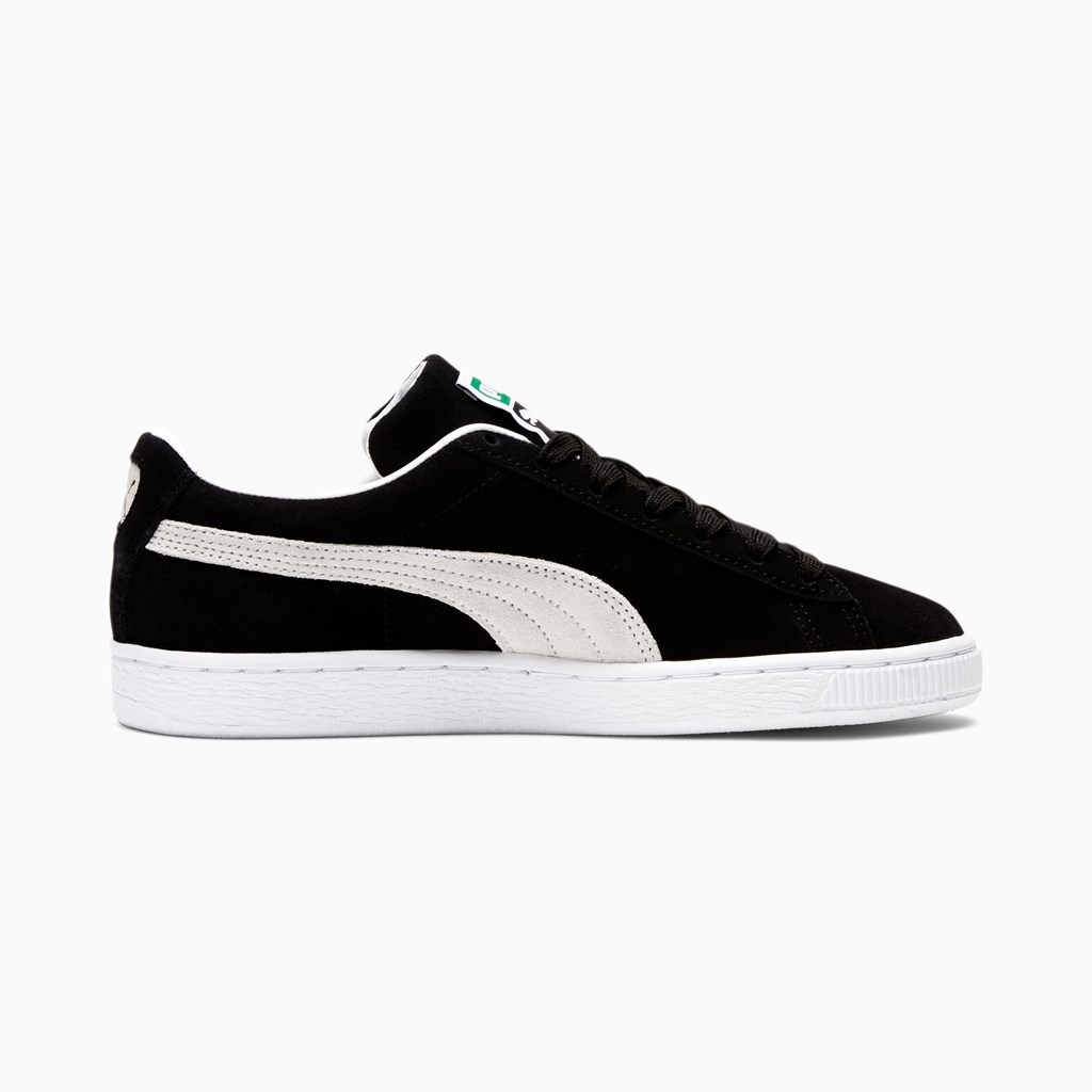 Puma Suede Classic XXI Joggesko Dame Svarte Hvite | XA5874932