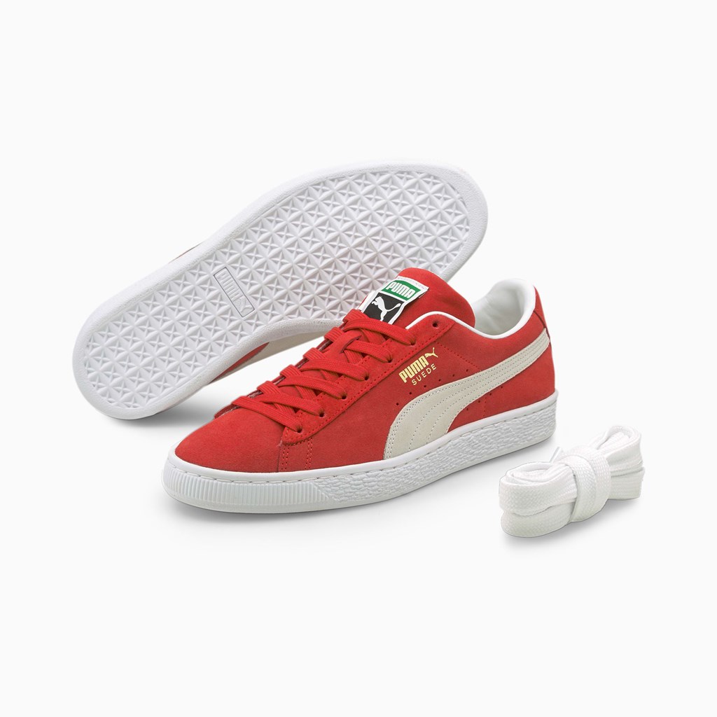 Puma Suede Classic XXI Joggesko Herre Rød Hvite | IN3589046