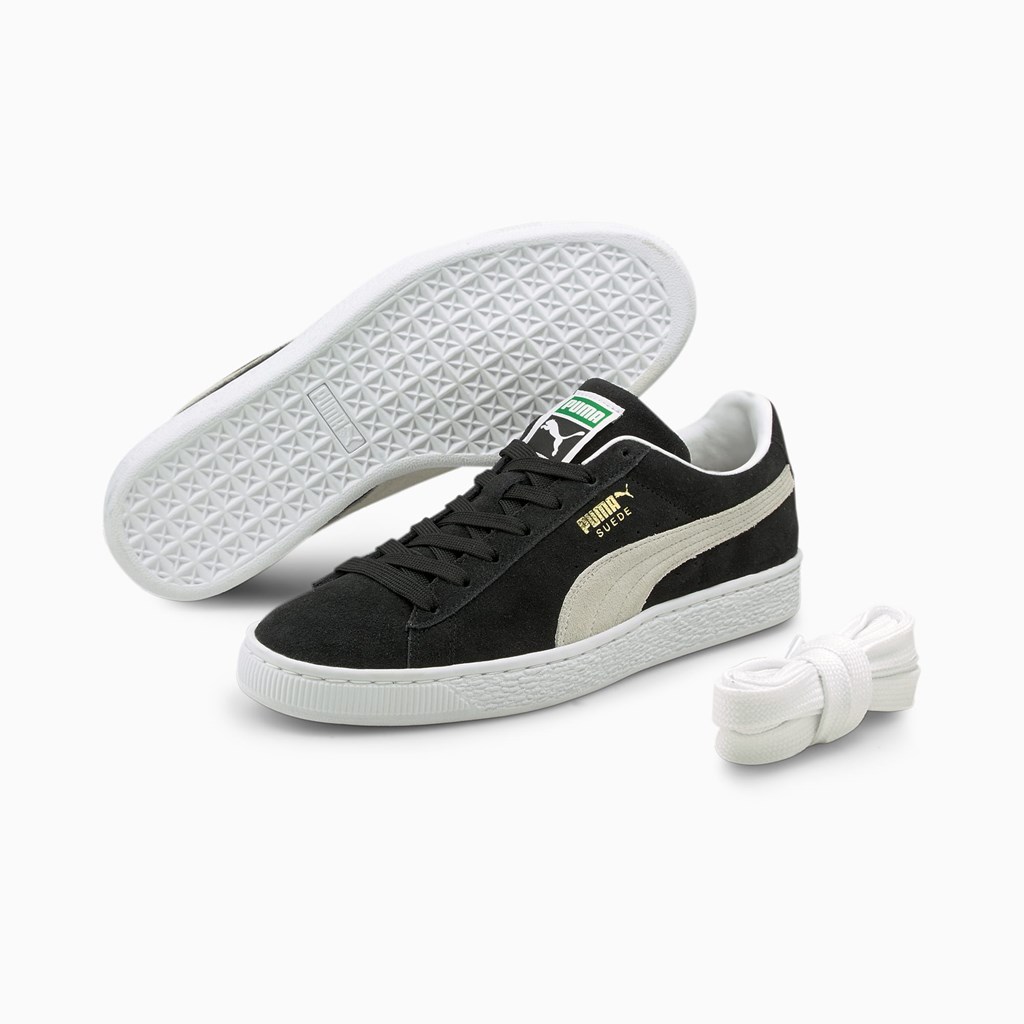 Puma Suede Classic XXI Joggesko Herre Svarte Hvite | WE7564102