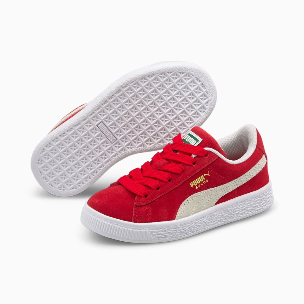 Puma Suede Classic XXI Little Joggesko Gutt Rød Hvite | FL8129507