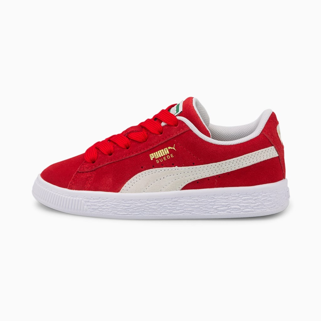 Puma Suede Classic XXI Little Joggesko Gutt Rød Hvite | FL8129507