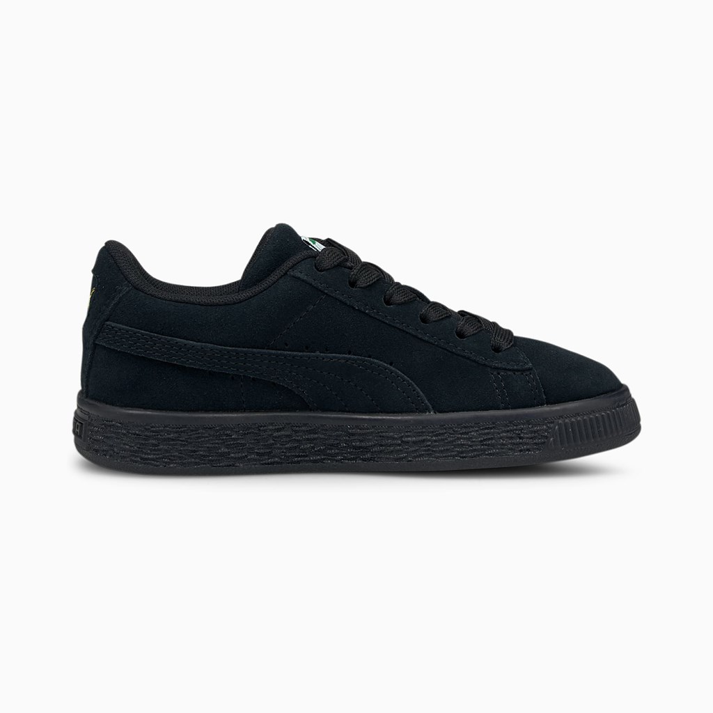 Puma Suede Classic XXI Little Joggesko Jente Svarte Svarte | KL9820476