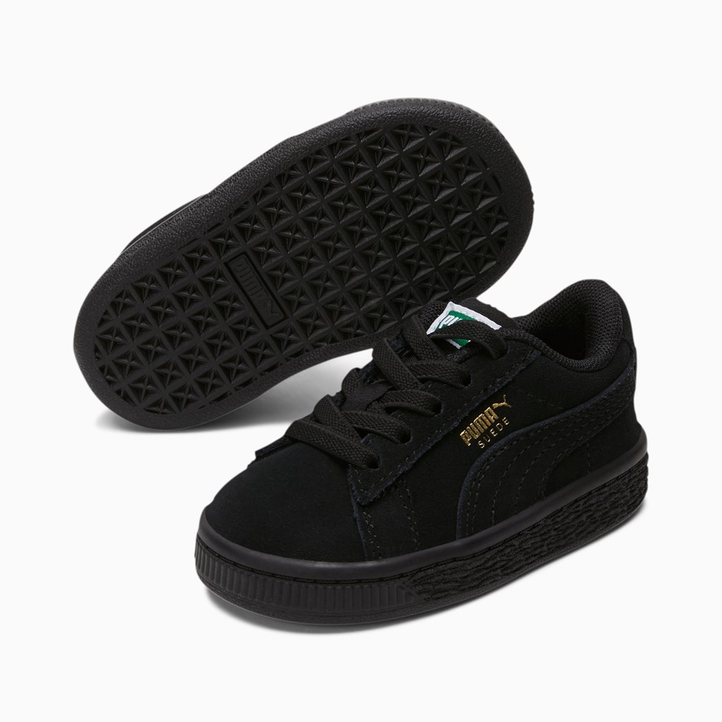 Puma Suede Classic XXI Toddler Joggesko Gutt Svarte Svarte | FO5219843