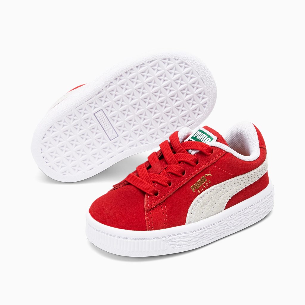 Puma Suede Classic XXI Toddler Joggesko Jente Rød Hvite | JH9243860