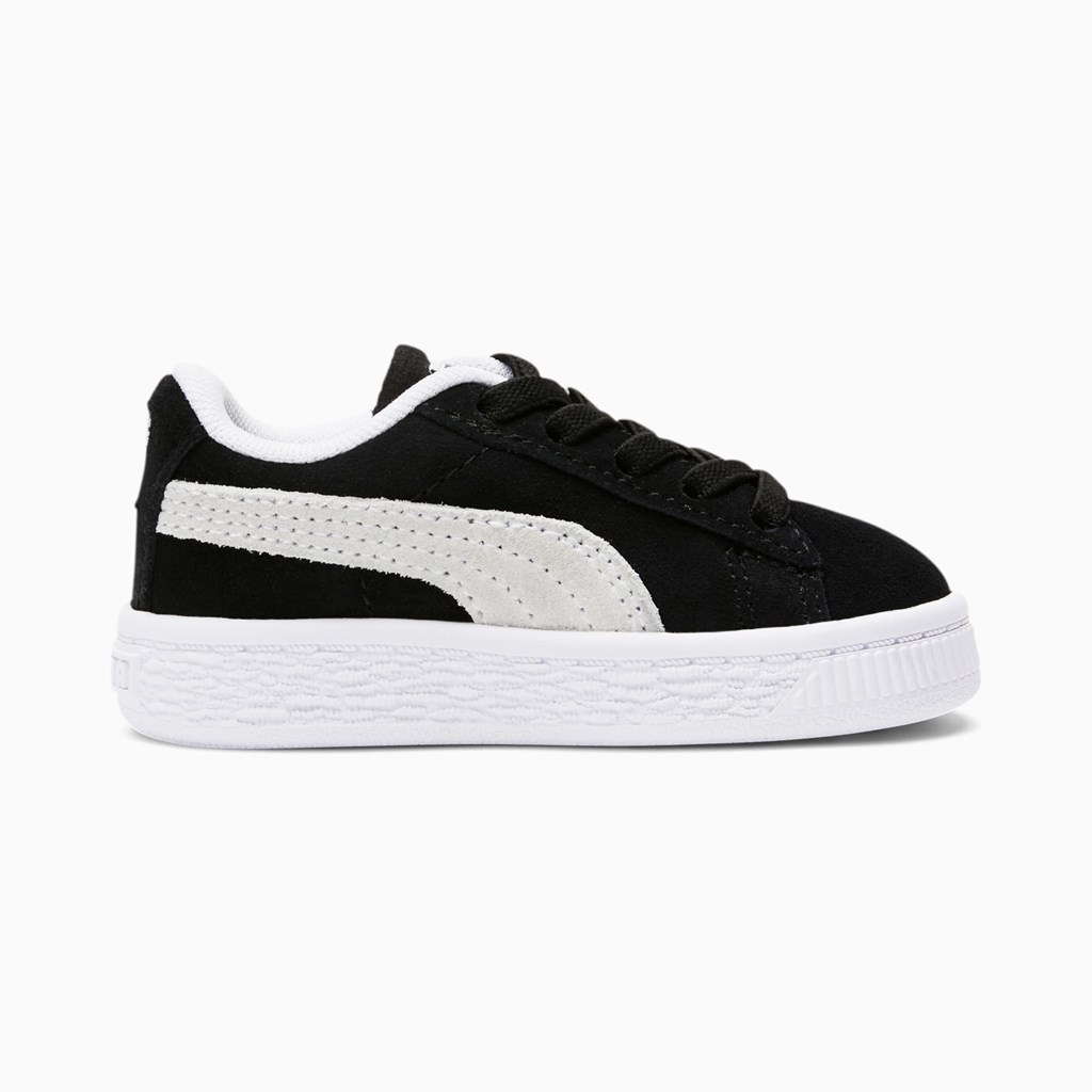 Puma Suede Classic XXI Toddler Joggesko Gutt Svarte Hvite | MI5126849