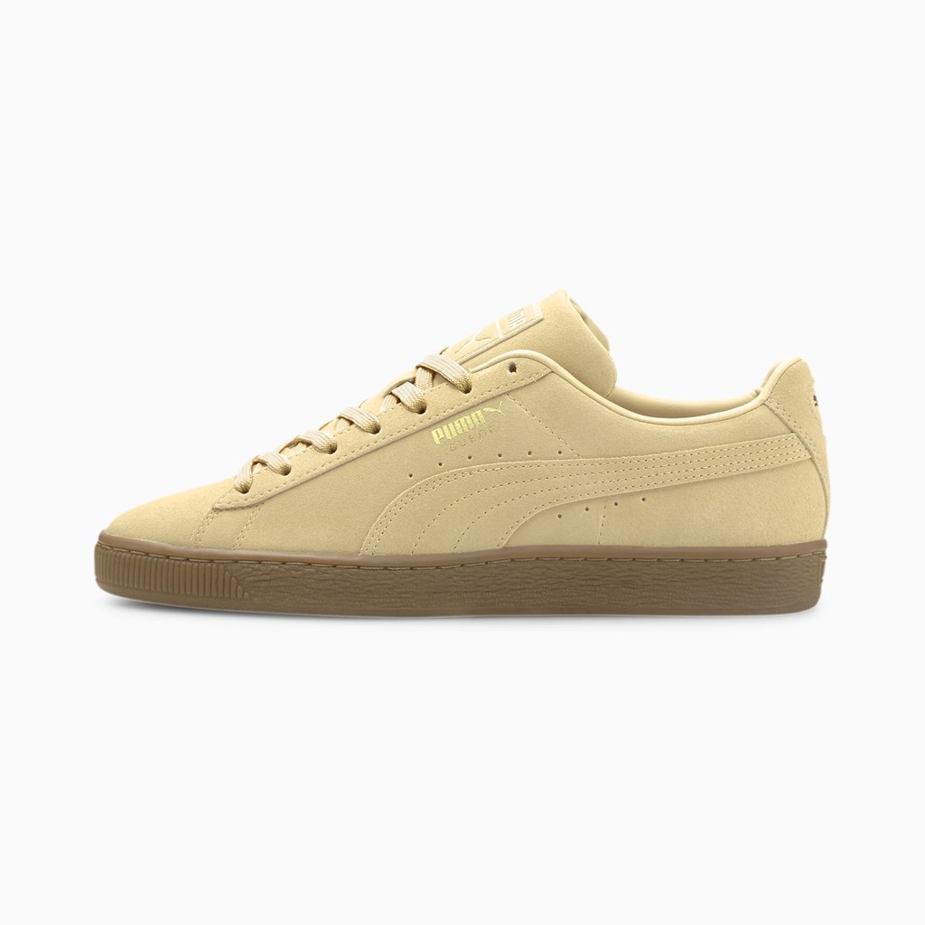 Puma Suede Gum Joggesko Herre Pebble / Gum | PT7459312