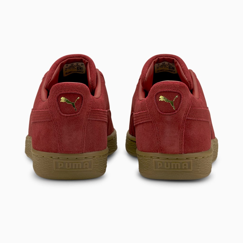 Puma Suede Gum Joggesko Herre Rød | HI2035678