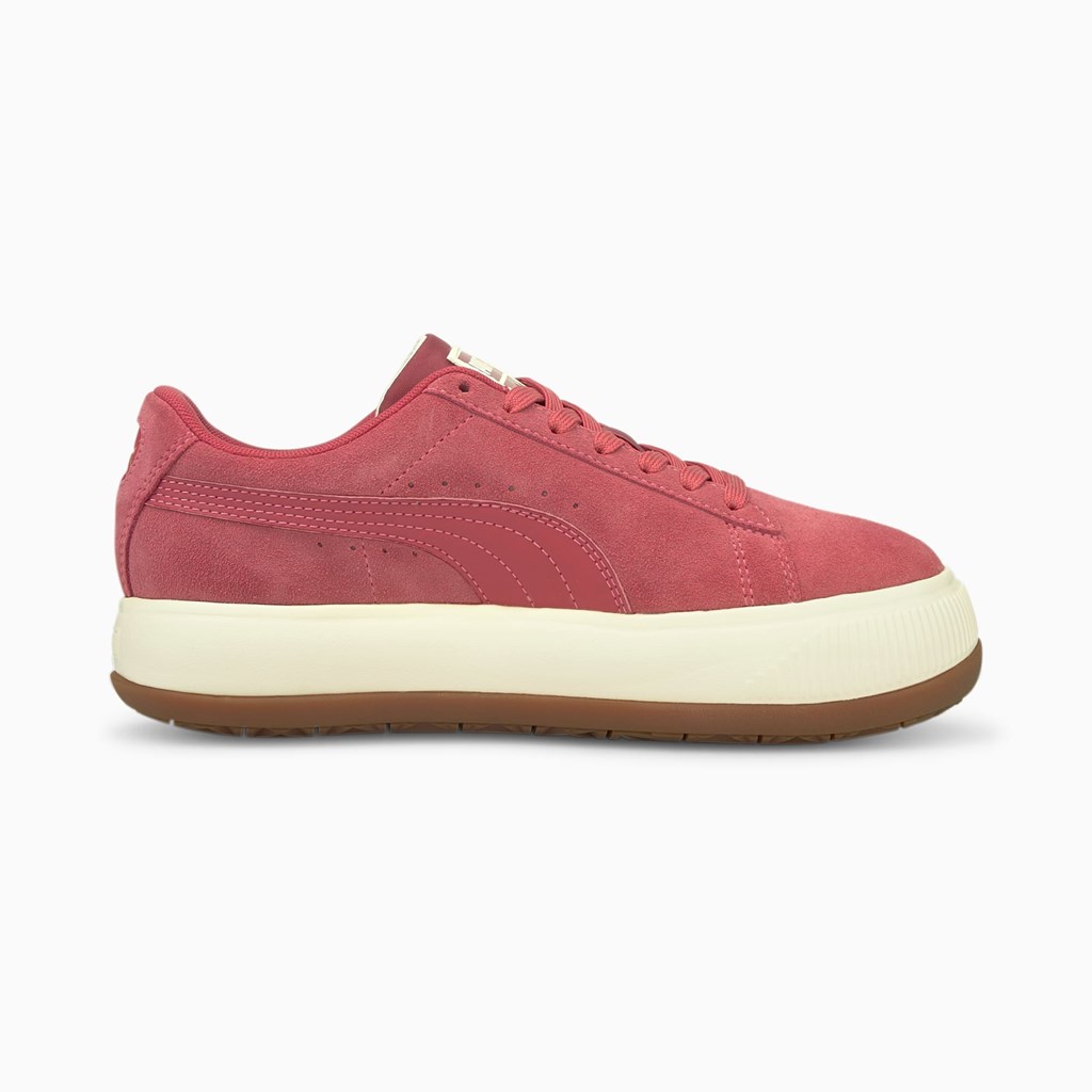 Puma Suede Mayu Joggesko Dame Mauvewood / Marshmallow / Gum | CX9461827