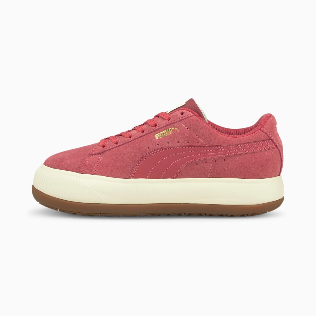 Puma Suede Mayu Joggesko Dame Mauvewood / Marshmallow / Gum | CX9461827