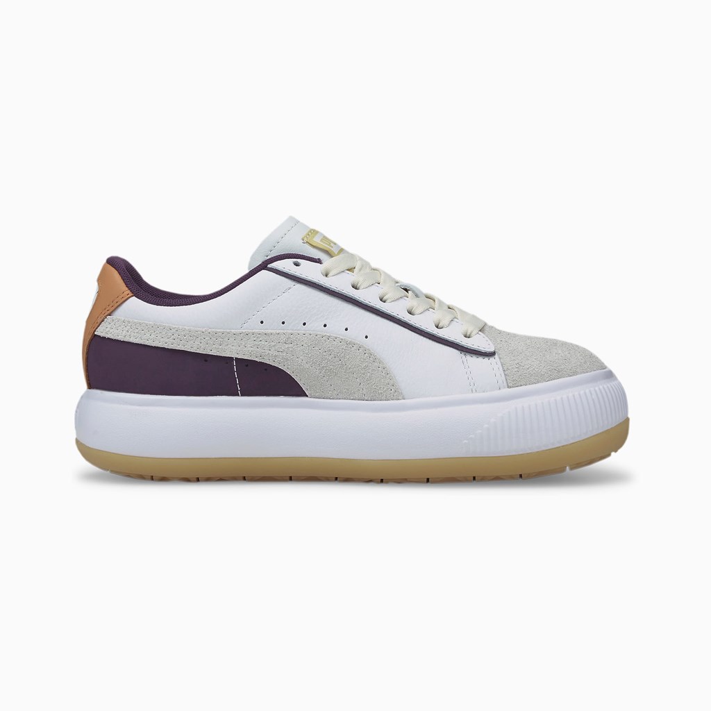 Puma Suede Mayu SC Joggesko Dame Hvite | HV2056389