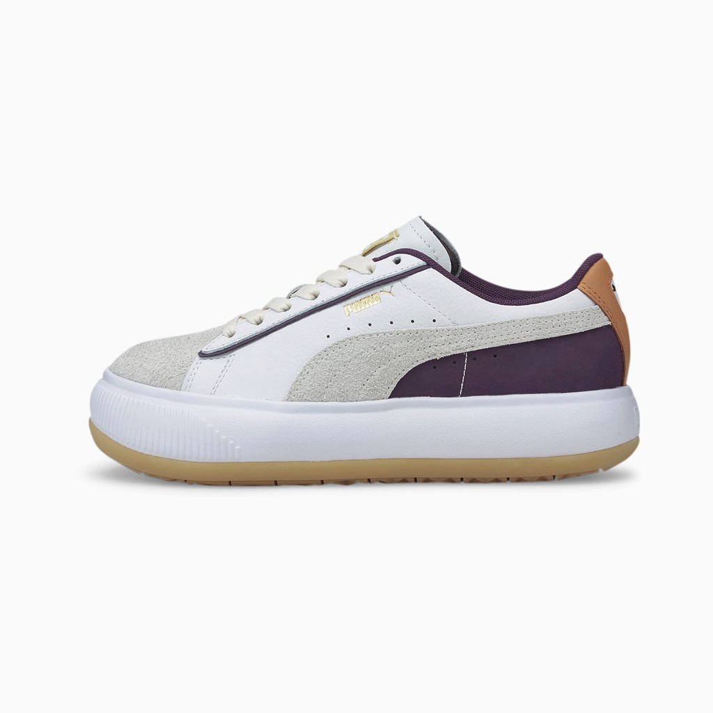 Puma Suede Mayu SC Joggesko Dame Hvite | HV2056389