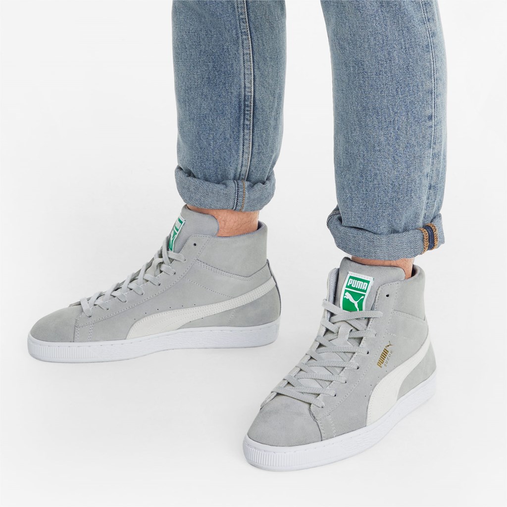 Puma Suede Mid XXI Joggesko Dame Hvite | CV1678035