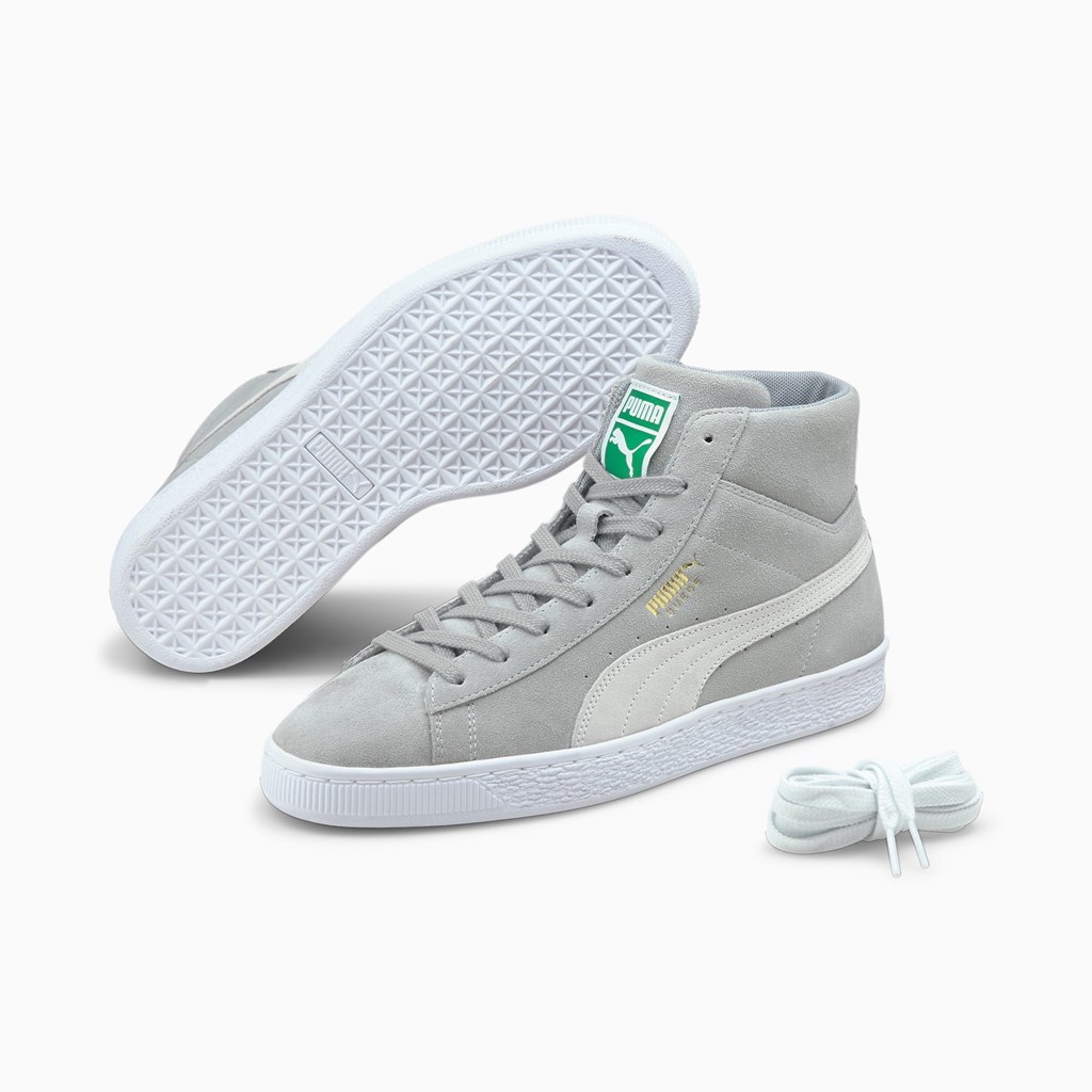 Puma Suede Mid XXI Joggesko Dame Hvite | CV1678035