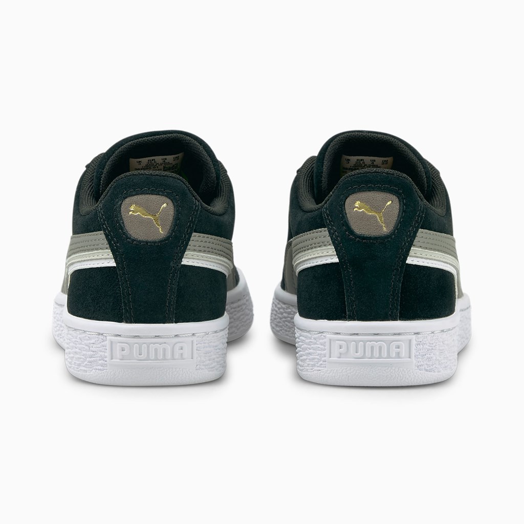 Puma Suede Triplex JR Joggesko Gutt Svarte Hvite | RE0865149