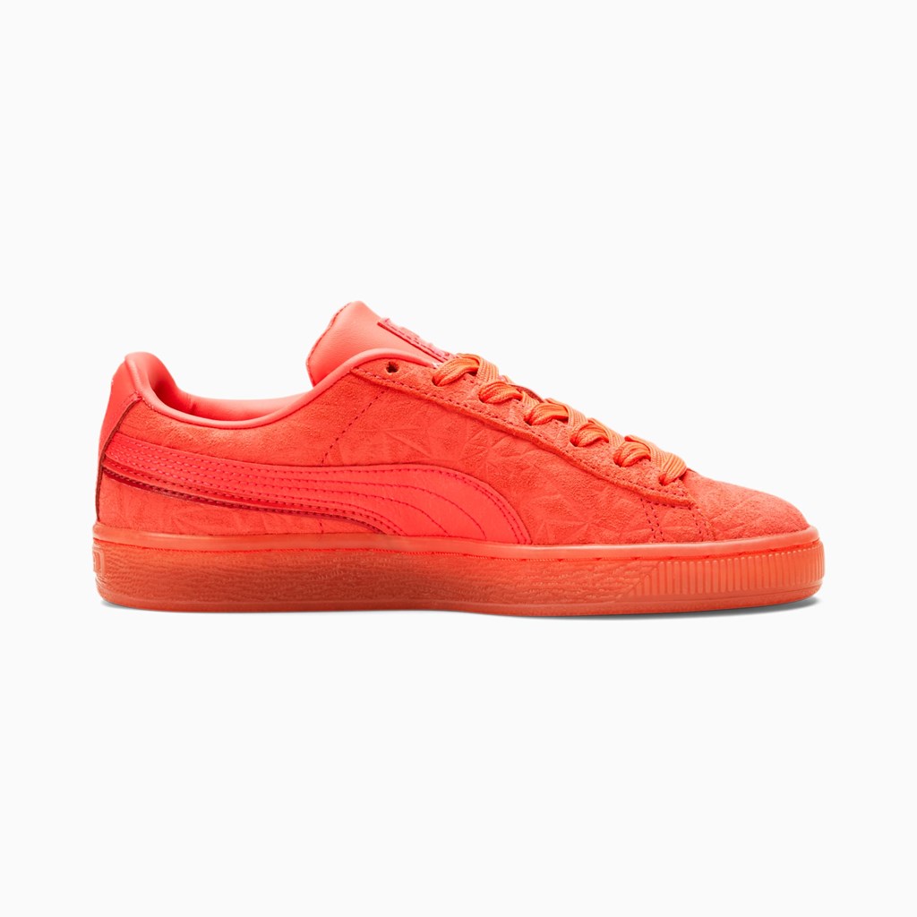 Puma Suede Triplex Mono JR Joggesko Gutt Rosa Rød | DY9845273