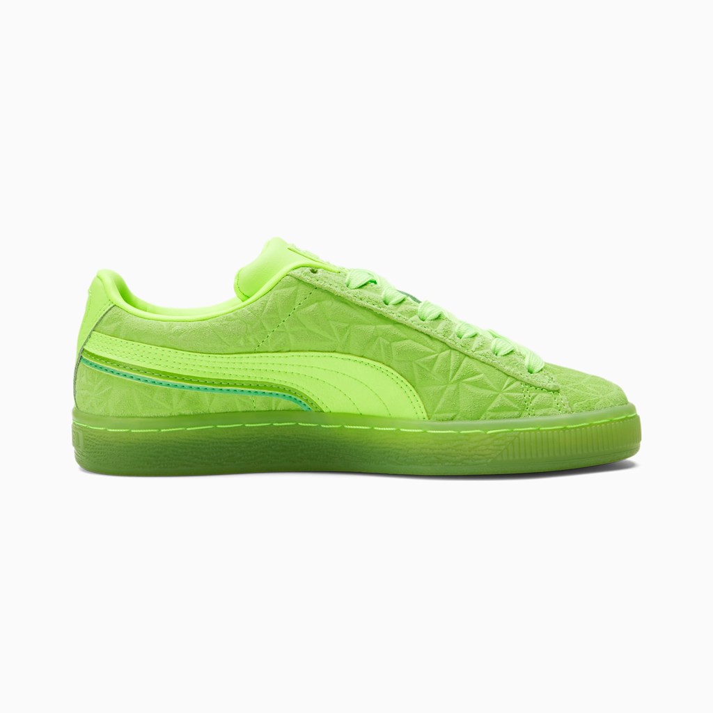 Puma Suede Triplex Mono JR Joggesko Gutt Grønn Grønn Grønn | OG4967031