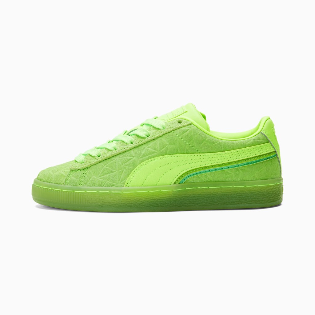 Puma Suede Triplex Mono JR Joggesko Gutt Grønn Grønn Grønn | OG4967031