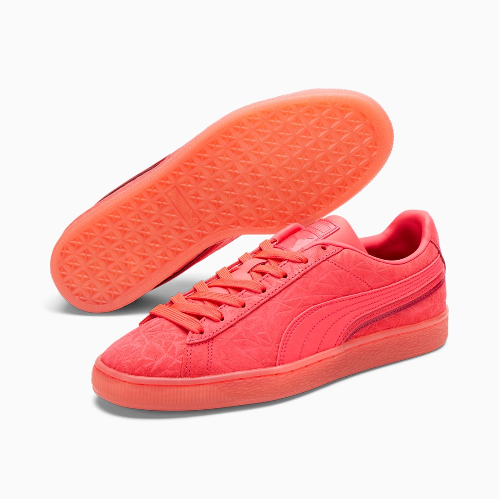 Puma Suede Triplex Mono Joggesko Herre Rosa Rød | RD3528647