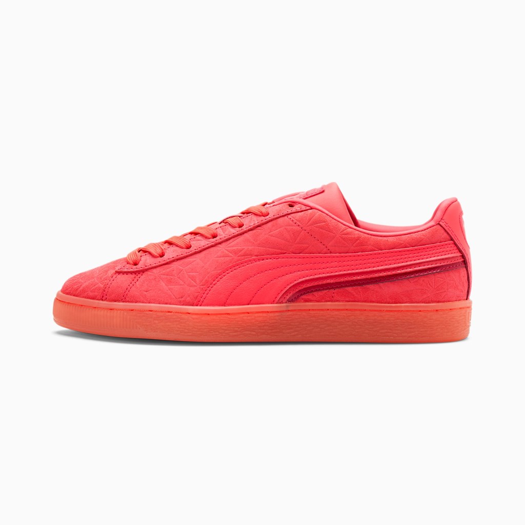 Puma Suede Triplex Mono Joggesko Herre Rosa Rød | RD3528647