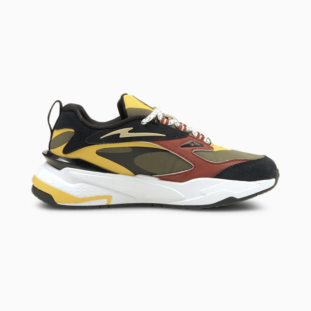 Puma Time4change Rs-fast Jr Basketsko Jente Gul | 573BCXLMJ