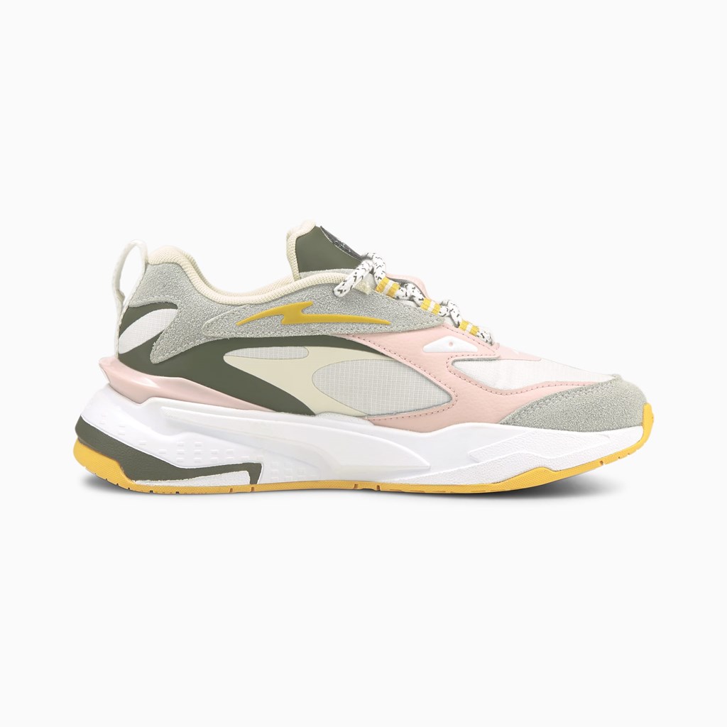 Puma Time4change Rs-fast Jr Joggesko Gutt Hvite | CA6218973