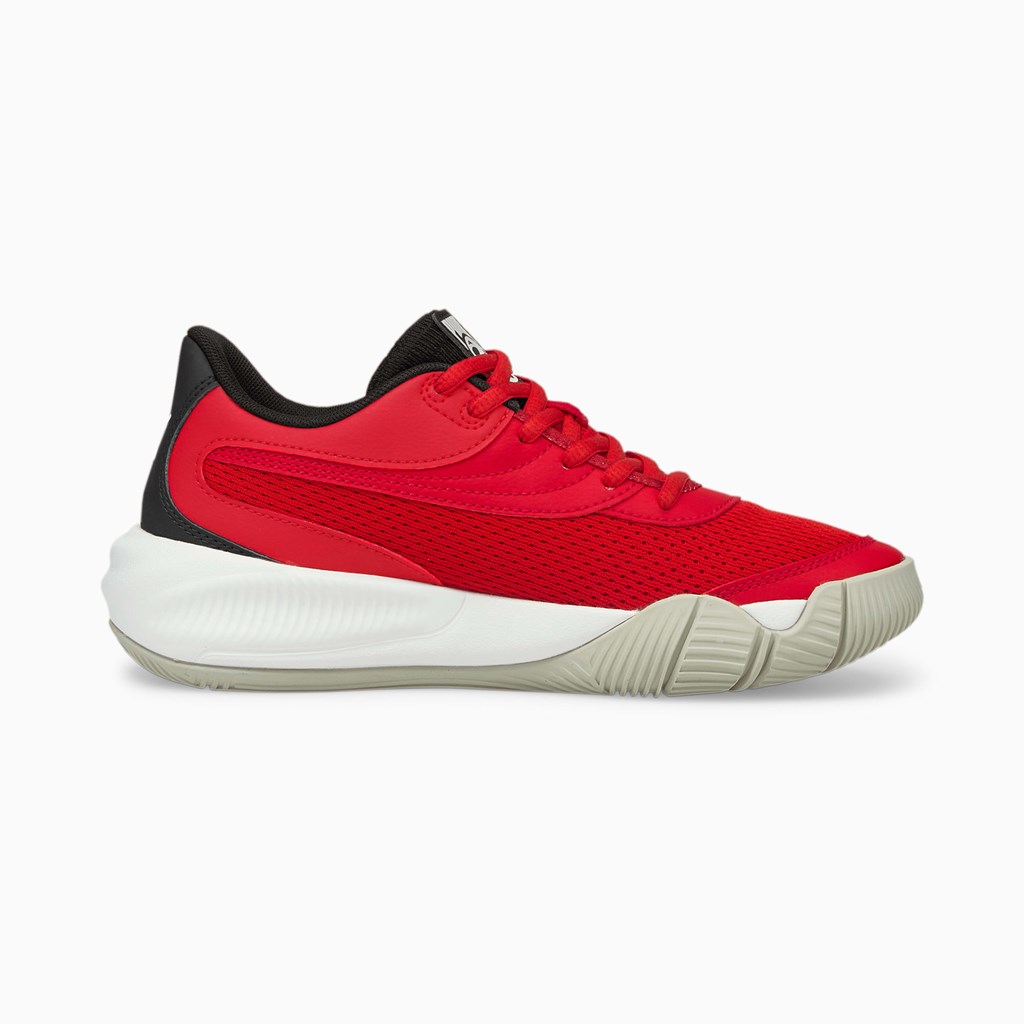 Puma Triple Basketball Jr Joggesko Jente Rød Svarte | YG4023895