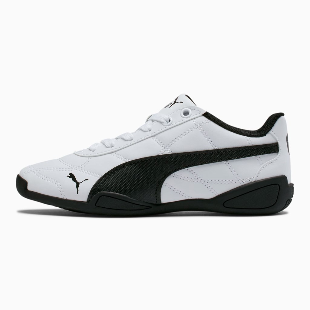 Puma Tune Cat 3 JR Joggesko Jente Hvite Svarte | PZ3890467