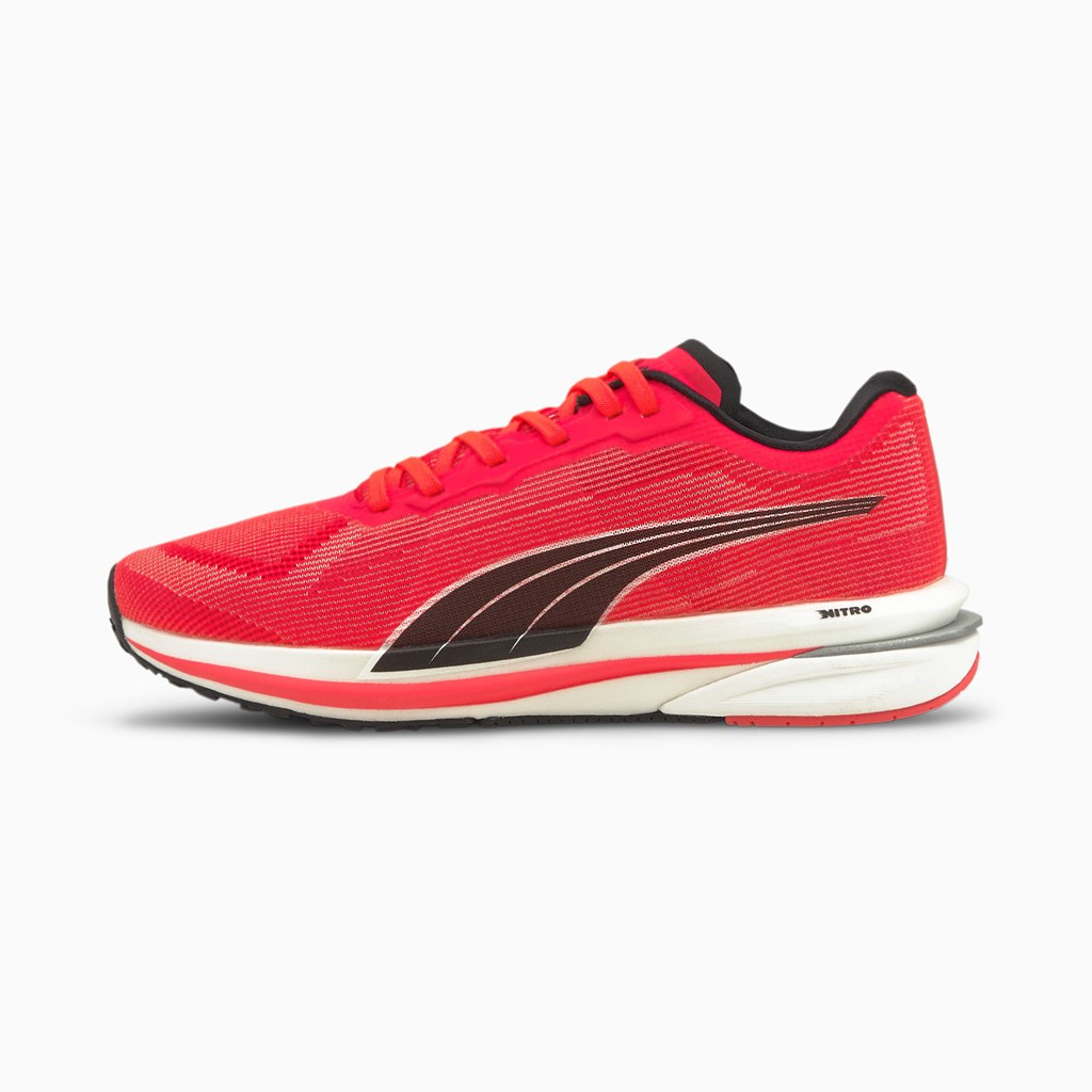 Puma Velocity NITRO Løpesko Dame Hvite Svarte | 401PGCDHS