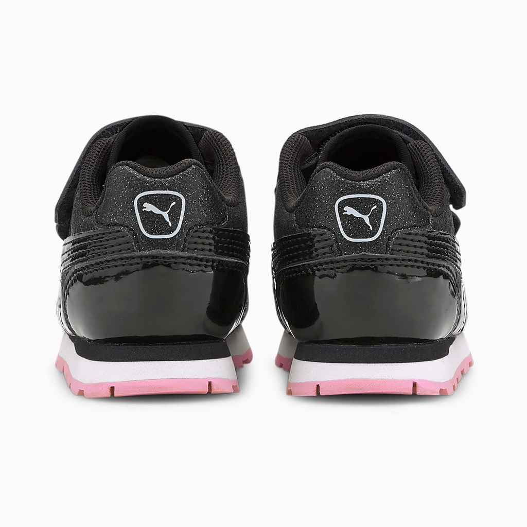 Puma Vista Glitz Toddler Joggesko Jente Svarte Svarte Rosa | LH7389014