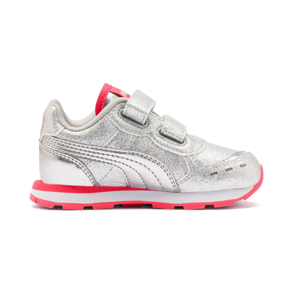 Puma Vista Glitz Toddler Joggesko Jente Sølv Korall Hvite | ZR6235194