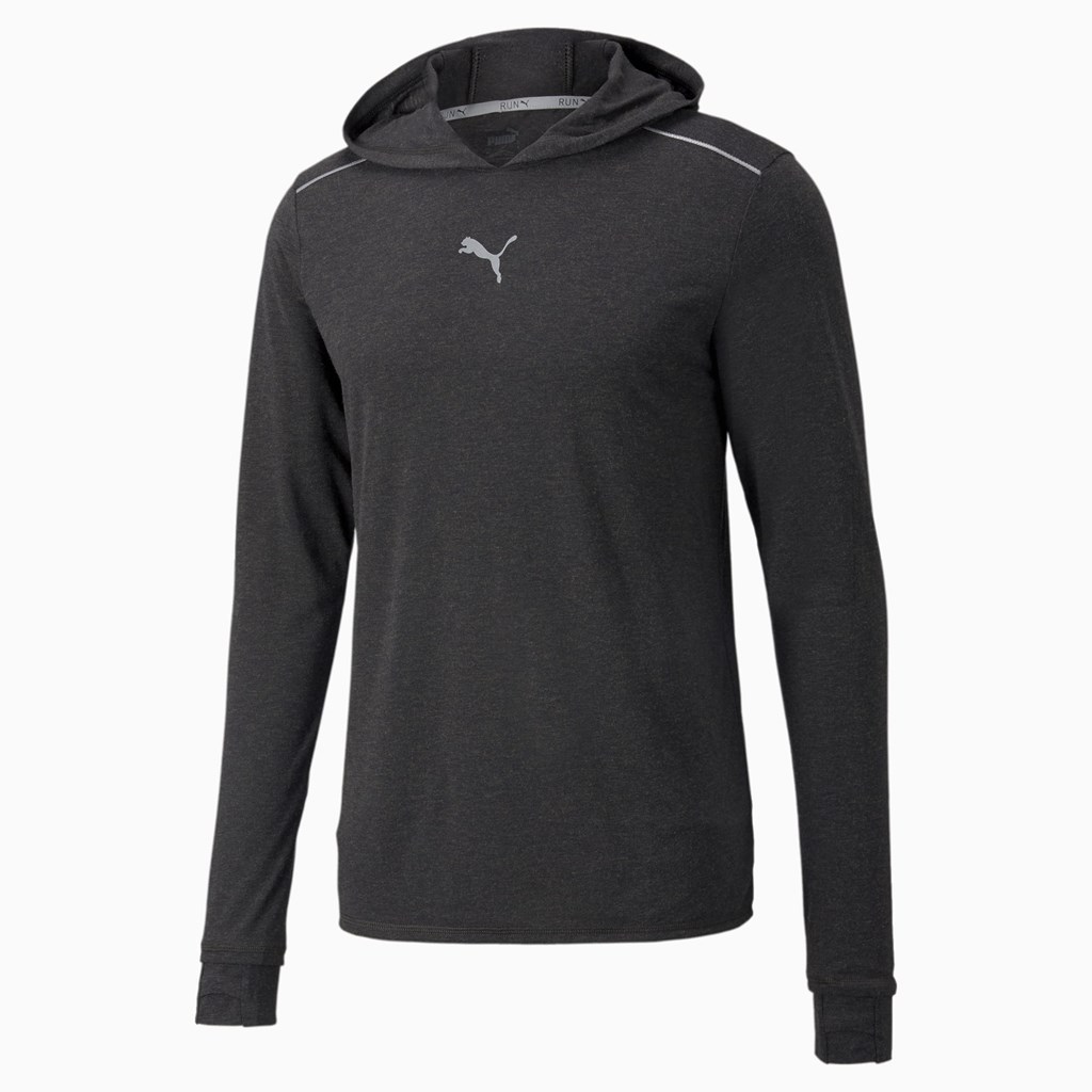 Puma Wool Jogge Midlayer Herre Svarte | 702VHSMQC